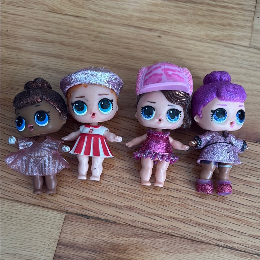 LOL Doll Set with Pink and Purple Outfits